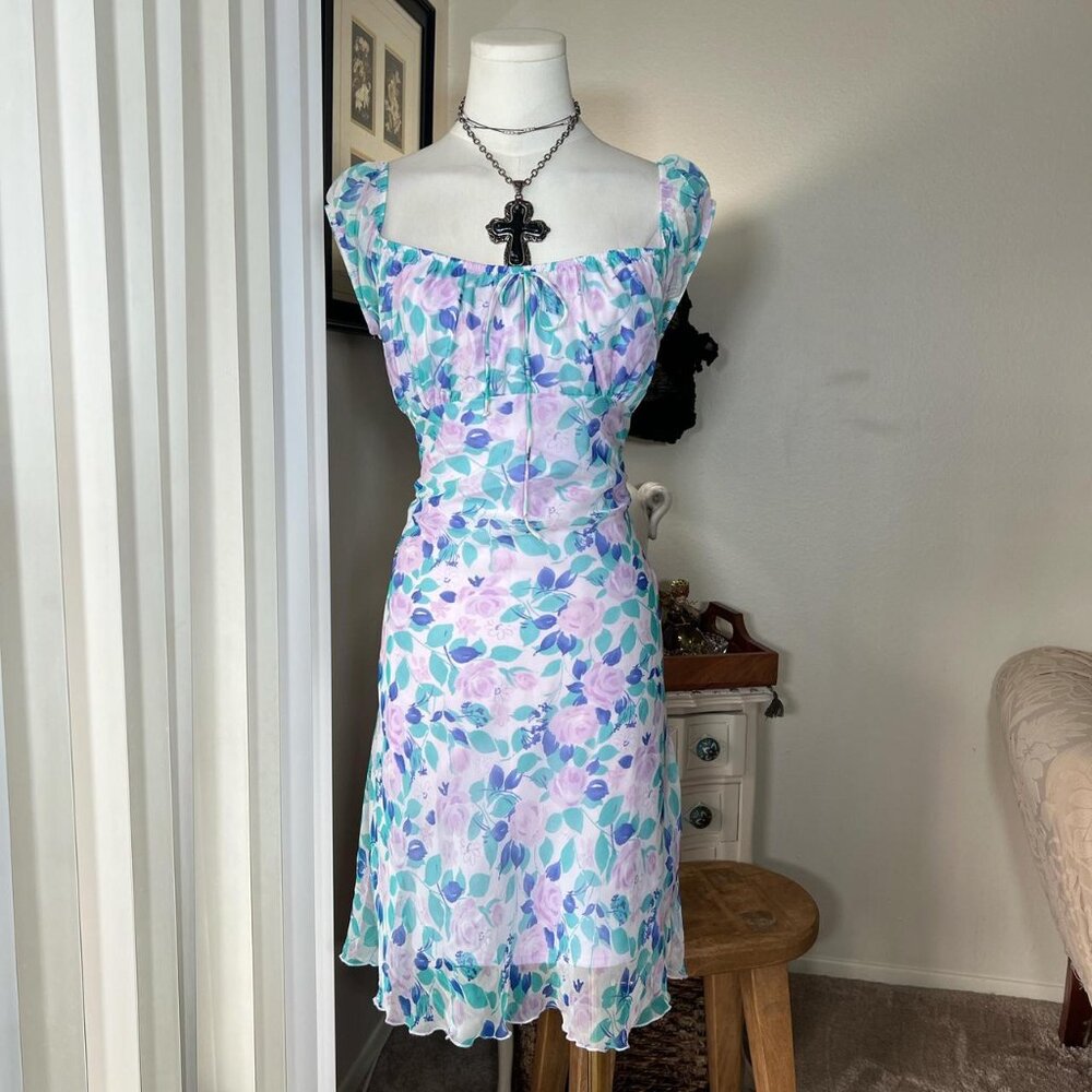 Vintage Zinc Milkmaid Midi Dress